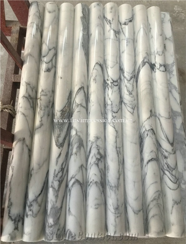Bianco Calacatta White Marble Molding for Interior