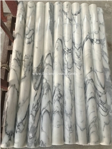 Bianco Calacatta White Marble Molding for Interior