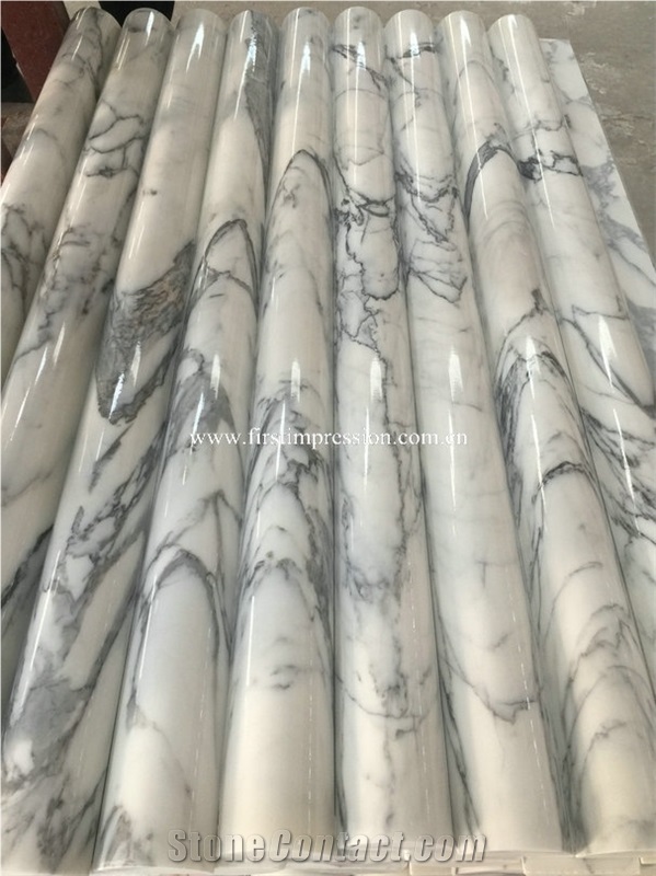 Bianco Calacatta White Marble Molding for Interior