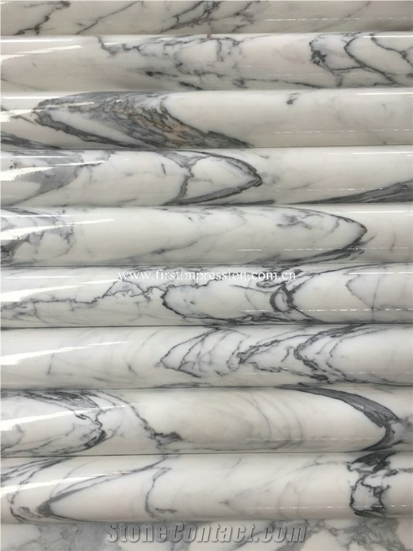 Bianco Calacatta White Marble Molding for Interior