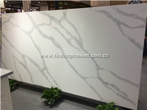 Hot Sale Calacatta White Quartz Slabs&Tiles