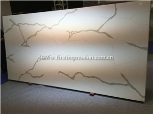 Hot Sale Calacatta White Quartz Slabs&Tiles