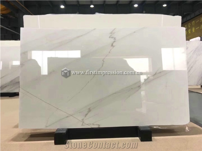 Luxury Colorado Lincoln/Lincoln White Marble Slabs
