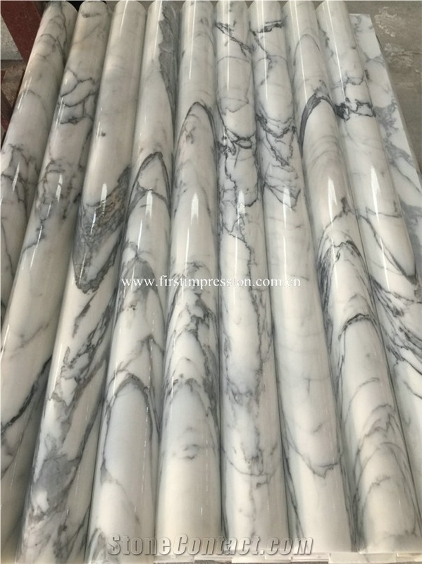 Popular Bianco Calacatta White Marble Molding