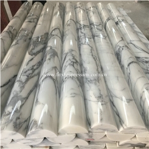 Popular Bianco Calacatta White Marble Molding