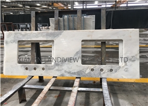 Namibian Sky Fantasy Grey Marble Countertop