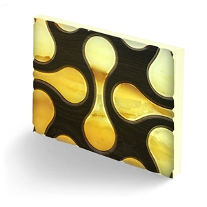 Backlit Resin Panel Marble Slabs Faux Stone