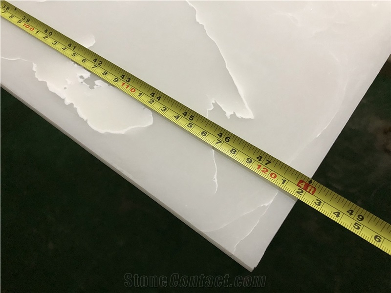 Big Slab Polished Translucent Faux Onyx Stone
