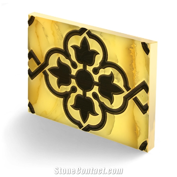Crystallized Onyx Stone Alabaster Sheet