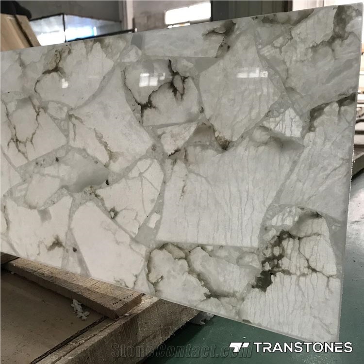 Faux Alabaster Onyx Artificial Stone for Decors