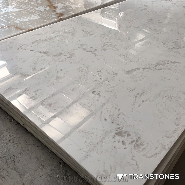 Faux Alabaster Translucent Panels for Table Tops