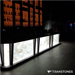 Faux Onyx Alabaster Wall Panels for Table Tops