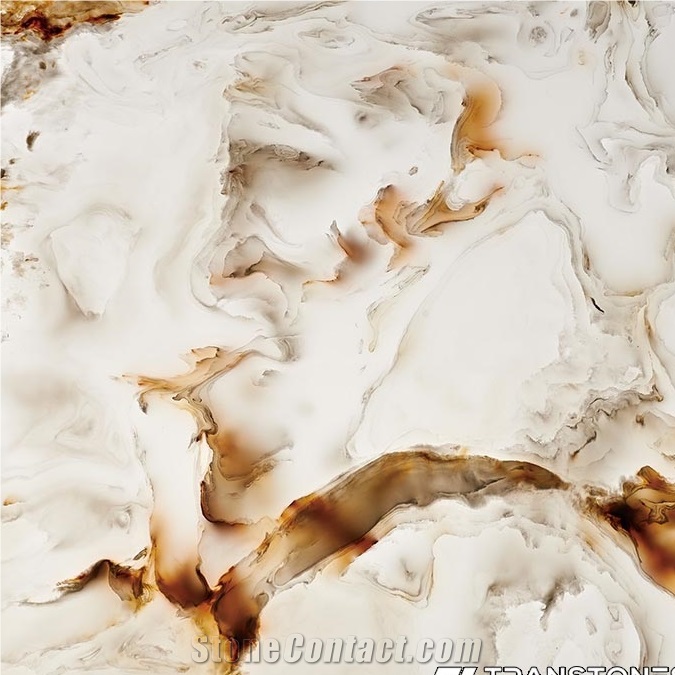 Faux Translucent Backlit Alabaster Panels & Slabs