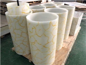 Hot Sale Transparent Faux Alabaster Sheet