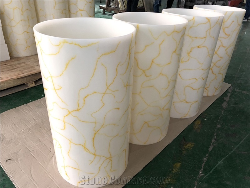 Hot Sale Transparent Faux Alabaster Sheet