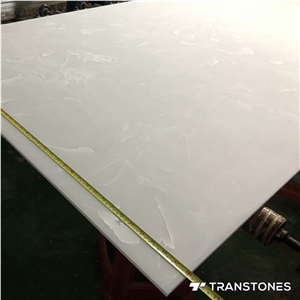 Polished Finishes Solid Surface Alabaster Slabs