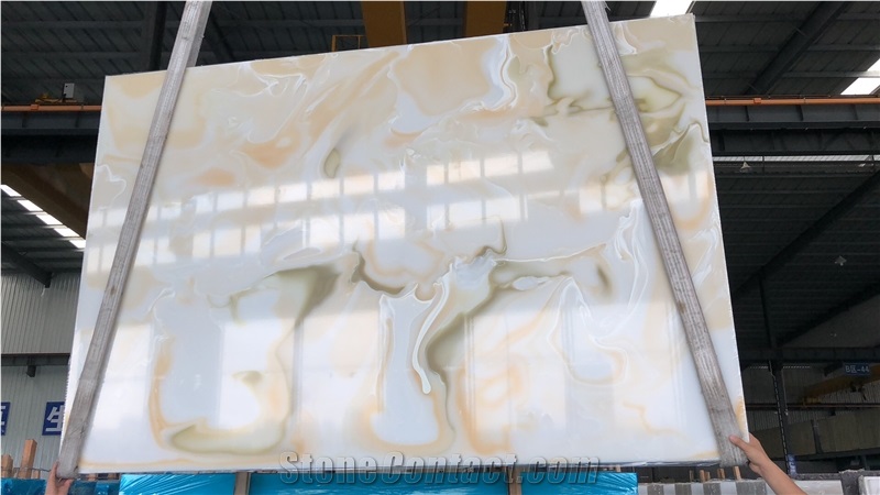 Polished Translucent Big Slab Onyx Stone