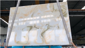 Polished Translucent Big Slab Onyx Stone