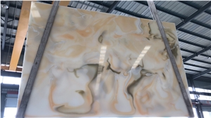 Polished Translucent Big Slab Onyx Stone