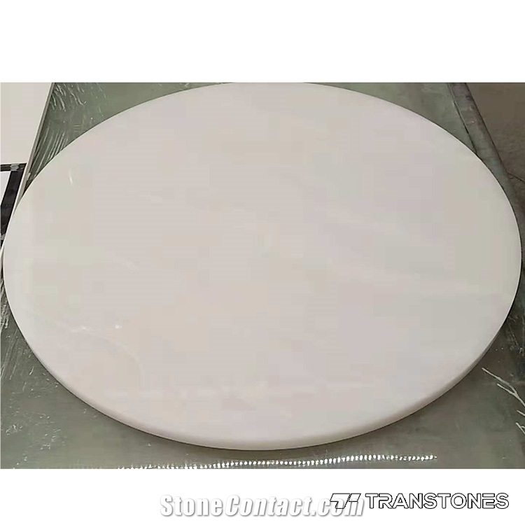 Solid Surface Alabaster Sheets for Table Tops