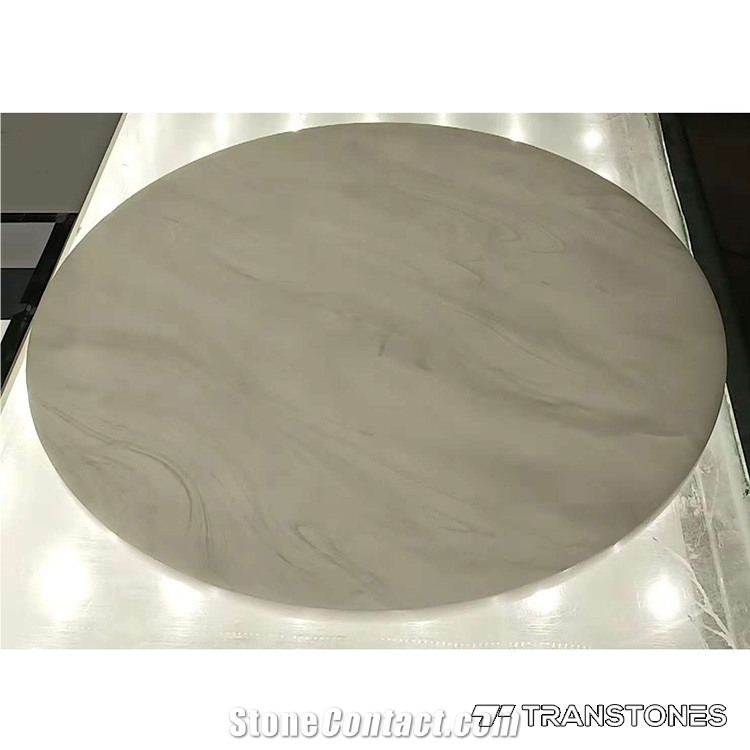 Solid Surface Alabaster Sheets for Table Tops