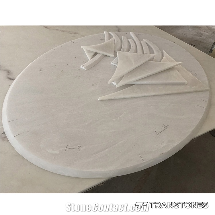 Solid Surface Alabaster Sheets for Table Tops