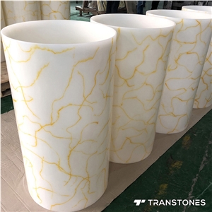 Solid Surface Faux Alabaster Panel for Vanity Top