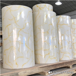 Solid Surface Faux Alabaster Panel for Vanity Top