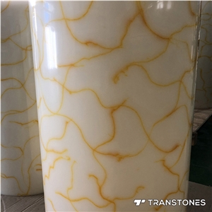 Solid Surface Faux Alabaster Panel for Vanity Top