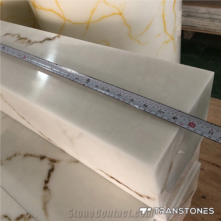 Solid Surface Faux Onyx for Lighting Box