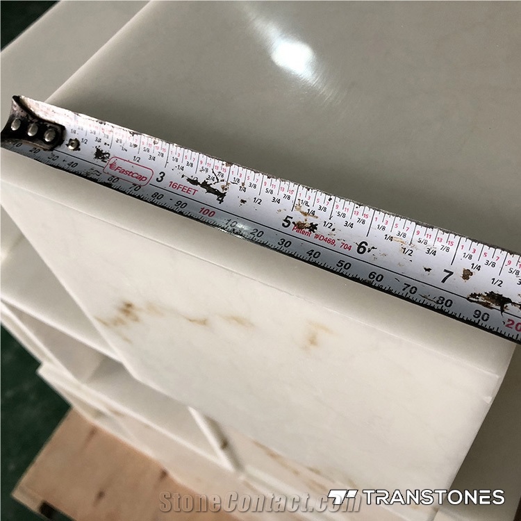 Solid Surface Faux Onyx for Lighting Box