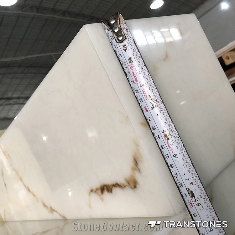 Solid Surface Faux Onyx for Lighting Box