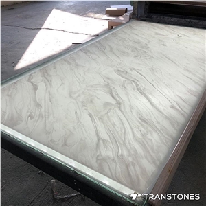 Solid Surface Resin Panel Backlit Faux Stones