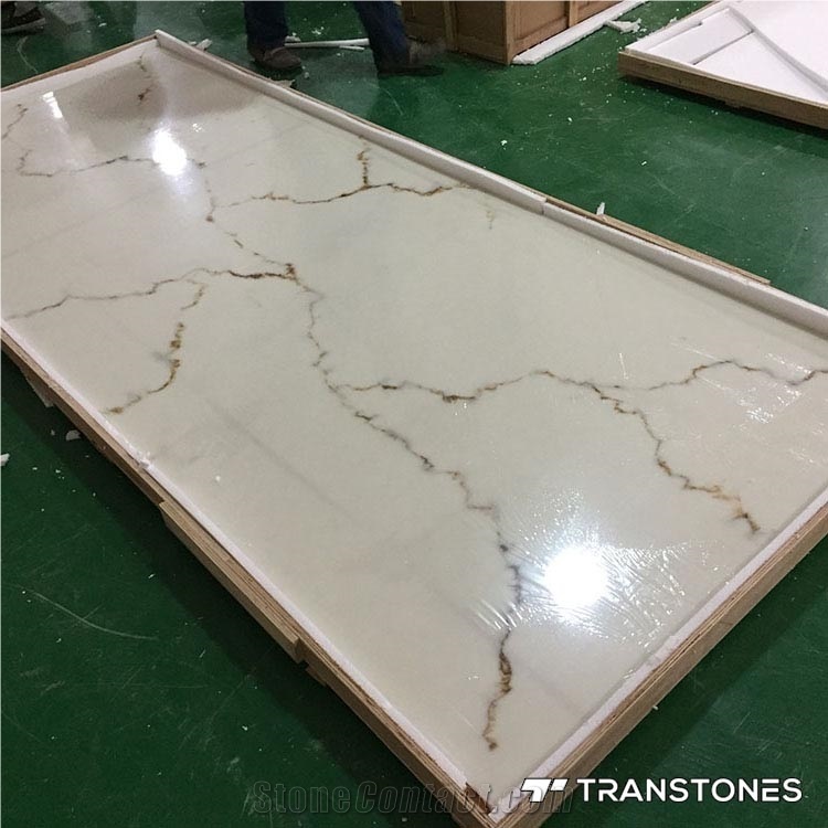Translucent Alabaster Slabs for Interior Decors