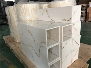 Translucent Artificial Alabaster Lamp Box