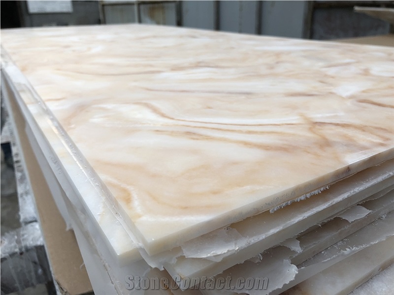 Translucent Artificial Onyx Stone Wall Covering