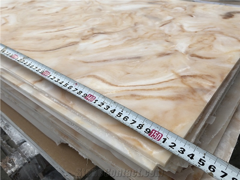 Translucent Artificial Onyx Stone Wall Covering