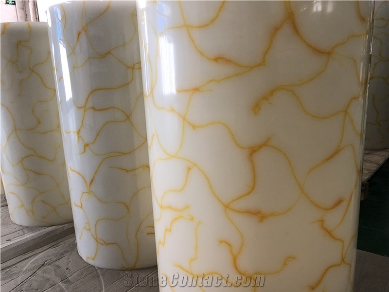 Translucent Polished Decorative Onyx Wash Basins