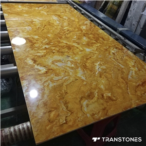 Translucent Stone Alabaster Slabs for Kitchen Tops
