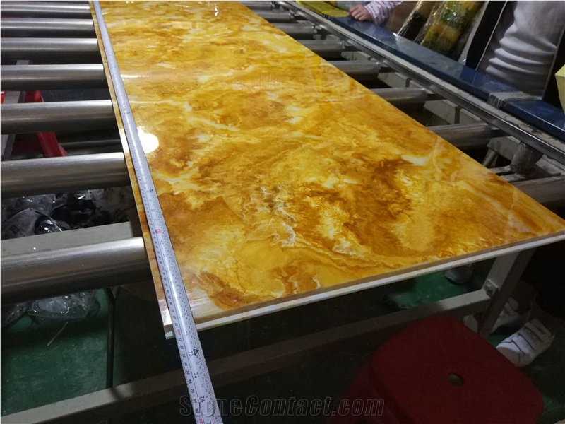 Translucent Yellow Onyx Building Stone
