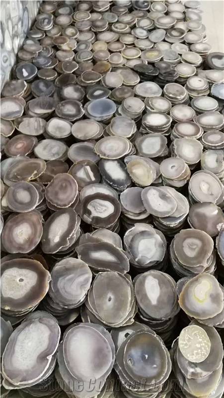 Transtones Natural Wall Decor Agate Slab