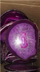 Wholesale Translucent Decorated Agate Slices
