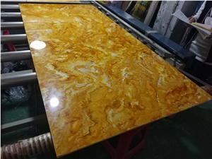 Wholesale Translucent Yellow Faux Alabaster Sheet