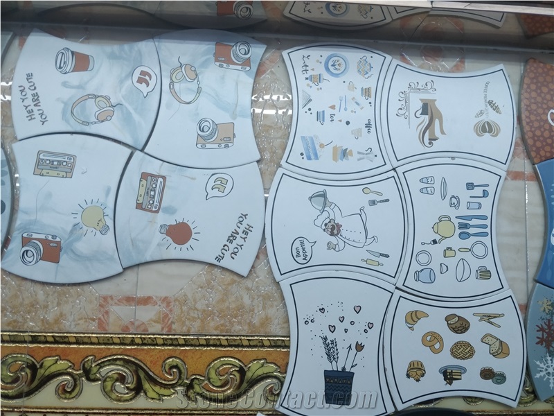 Ceramic Floor Tile,Shaped Ceramic Tile