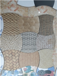 Ceramic Floor Tile,Shaped Ceramic Tile