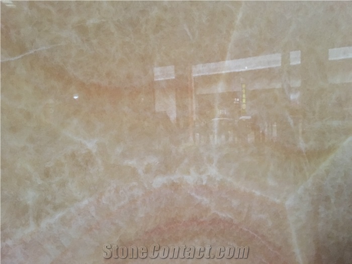 Colophony Yellow Onxy Slab Polished for Floor