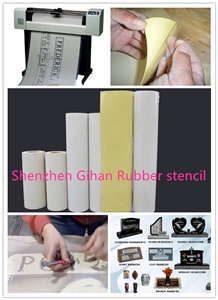 Protect Stones Surface Sandblasting Rubber Stencil