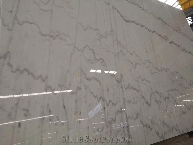 New Bianco Carrara Marble White Carrara Slab