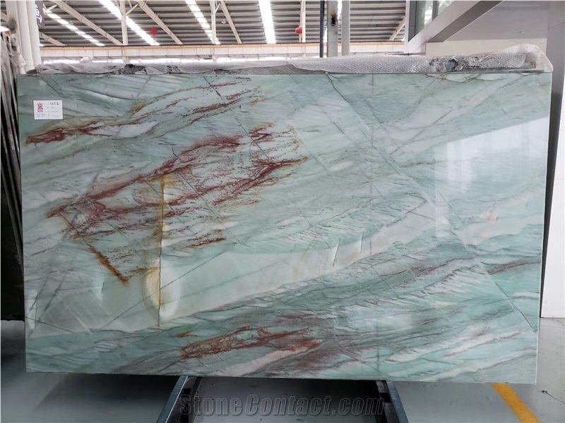 Botanic Imperial Green Quartzite Stone Slab