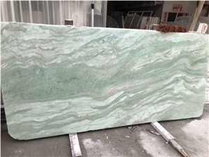 Lady Green Light Color Backlict Onyx Slabs